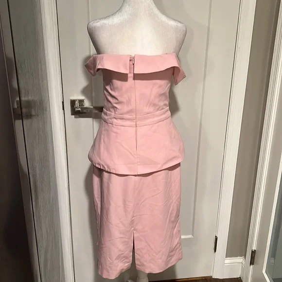 BLACK HALO La Reina Off The Shoulder Sheath Dress Size 6 - Picture 5 of 6